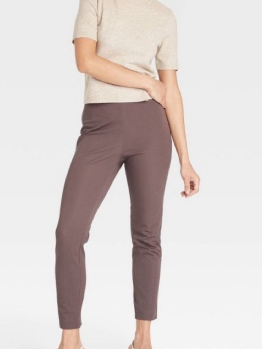 5/$40 a new day Women's Skinny Pants in Mauve Brown